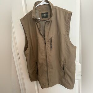 Outdoors Tribe Authentic Survival Men's Tan  Hunting/Fishing Vest SZ XL